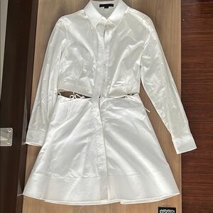 Alexander Wang White Shirt Dress